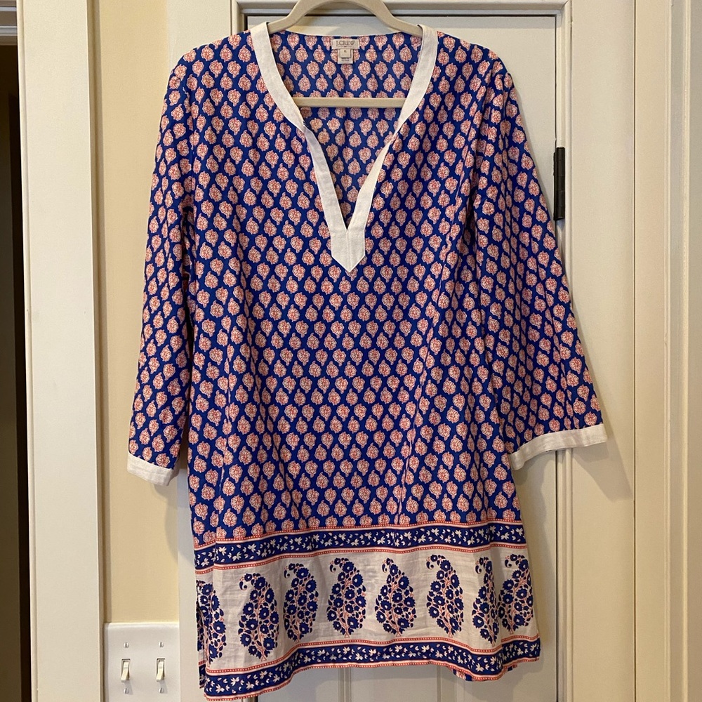 Jcrew swim cover-up/tunic, size XL
